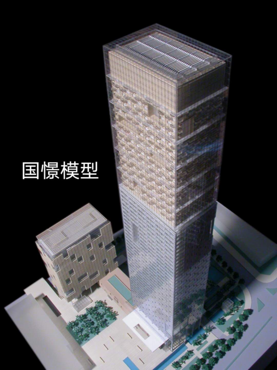 朝阳建筑模型